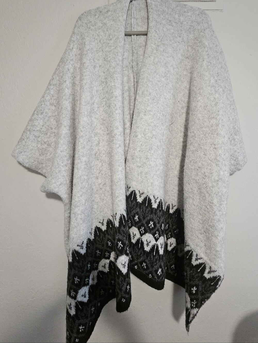 Plus Size Sweater Shawl